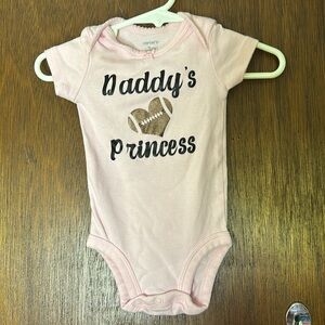 82 - Carter's Pink Baby Onesie